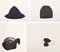 4 Joel Shapiro Minimal, Abstract Lithographs, Signed - Sold for $3,380 on 11-06-2021 (Lot 402).jpg